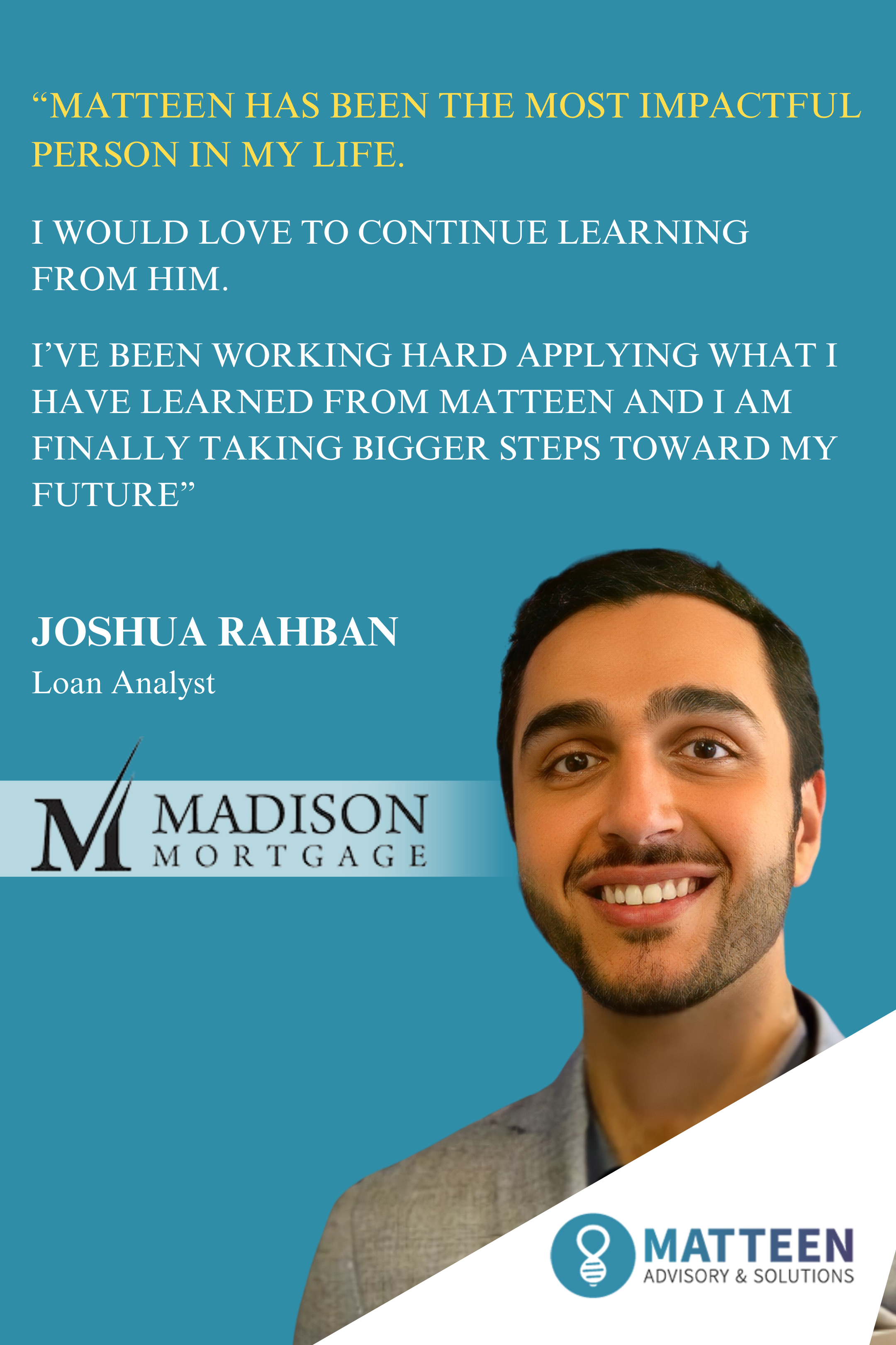 Joshua Rahban headshot